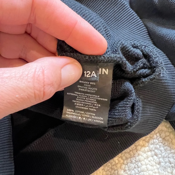 Balmain Black Kids Sweatshirt - Picture 3 of 4